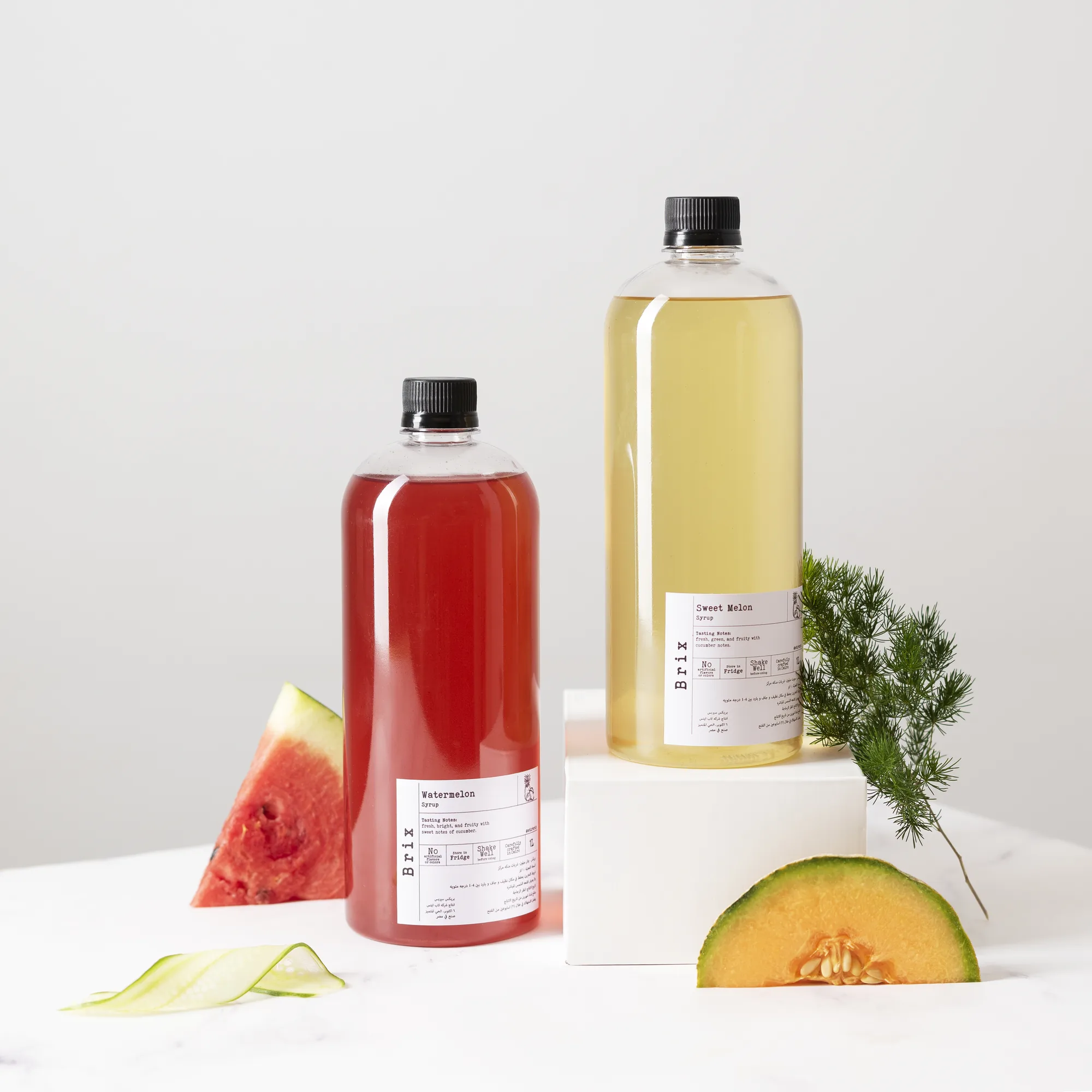 Brix Melon, two ways